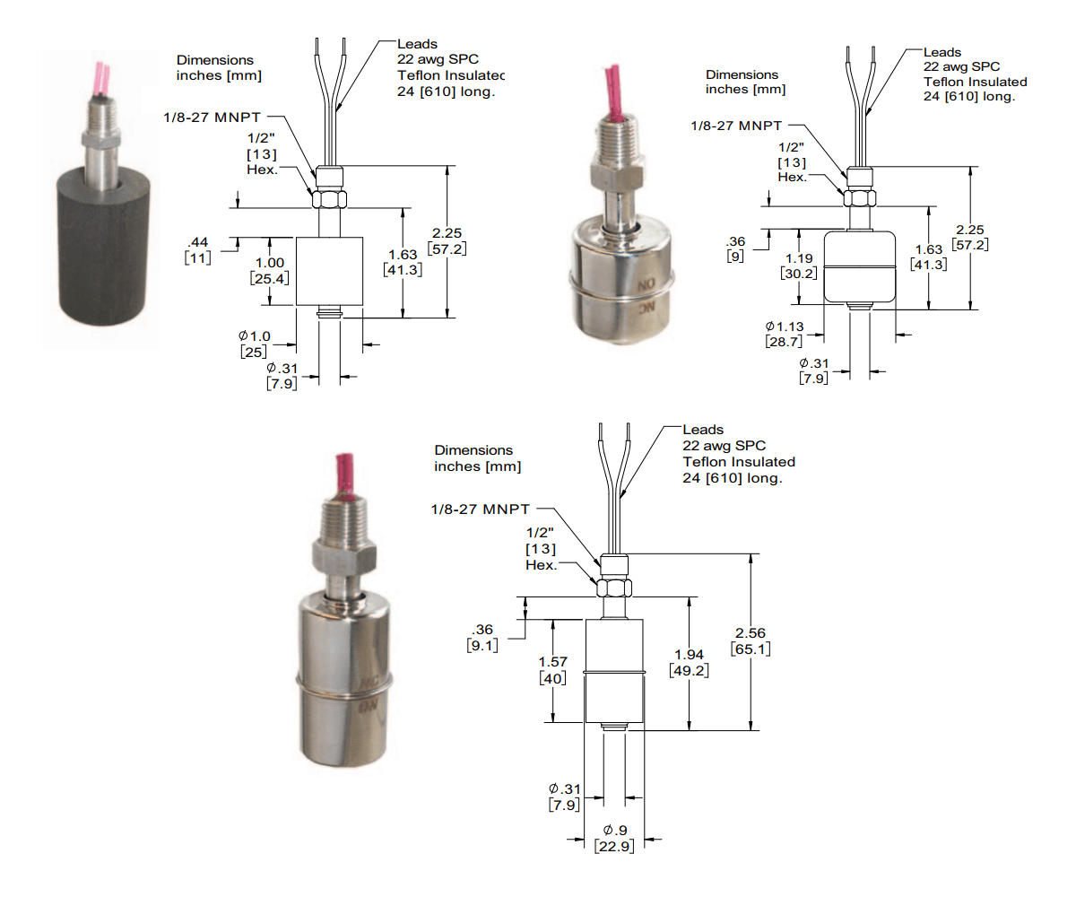 Series Float Level Switches Details