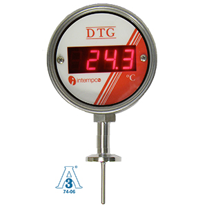 DTG31 Sanitary Probe Digital Temperature Gauge, Programmable 4-20mA Output Picture