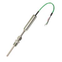 RTD Temperature Transmitter  Sensor Probe, Compression Fitting and Leadwire Cable Picture