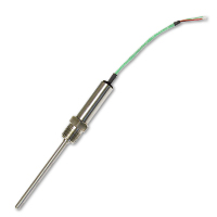  RTD Temperature Transmitter Sensor Probe, heavy duty fitting and leadwire cable Picture
